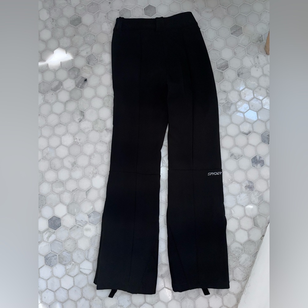 Spyder Women’s Black Ski Pants Size 4 Insulated Snowboard Snow Winter Waterproof